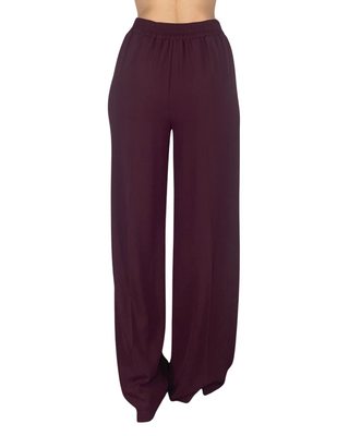 vicolo - pantalone palazzo - bordeaux