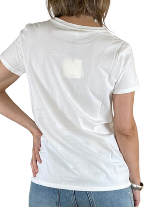 vicolo - t-shirt "l'ironia" - moro