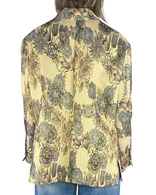 vicolo - blazer over damascato - beige