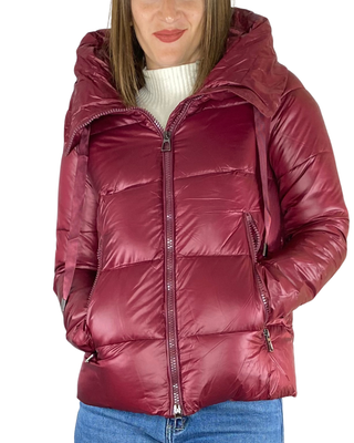 Habiti - Piumino corto stondato - BORDEAUX