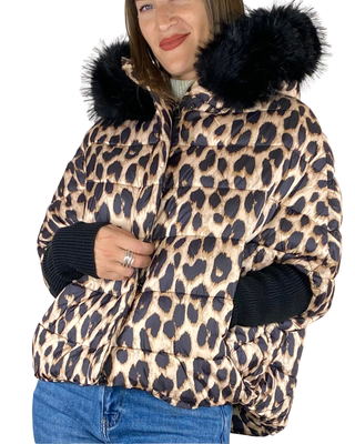 Habiti - Cappa imbottita manicotto - ANIMALIER