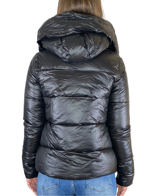 Habiti - Piumino corto stondato - NERO