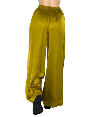 vicolo - pantalone palazzo viscosa - ocra