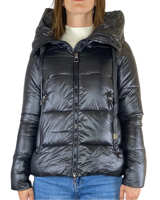 Habiti - Piumino corto stondato - NERO