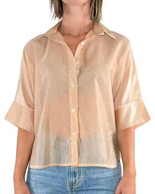 Habiti - Camicia Brenda a scatola - DESERTO