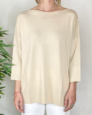 Susy Mix - Maglia over - BEIGE