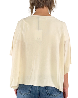 Habiti - Boxy Kimono-Pullover - VANILLE