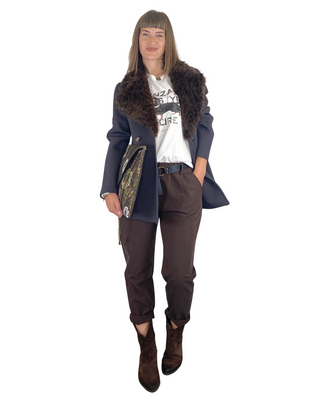 Vicolo - T-shirt "Senza style non uscire" - PANNA