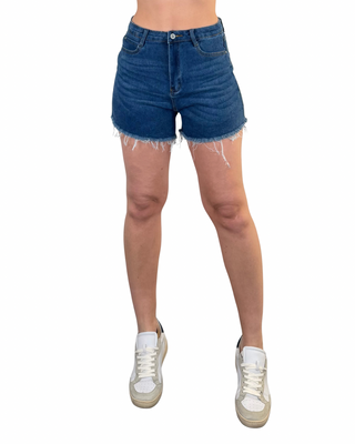 Habiti - Shorts sfrangiati in denim - JEANS