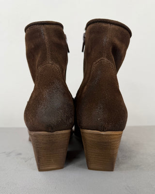 Susy Mix - Texanino pelle scamosciata - MORO