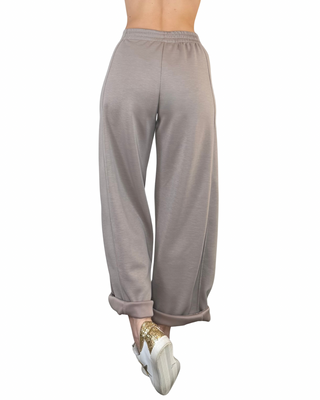 Coordinato fango + Maglia righe fango