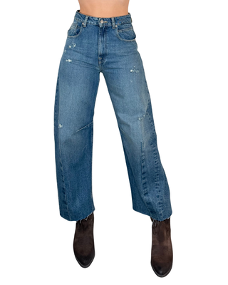 Haveone - Jeans Barbara taglio vivo - JEANS