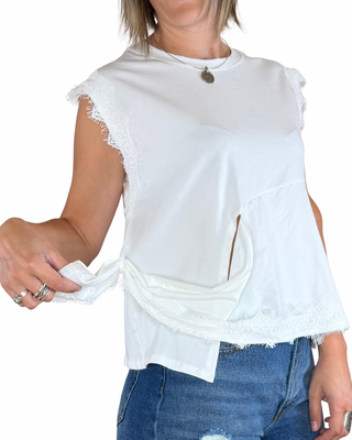 Habiti - T-shirt Dafne - PANNA