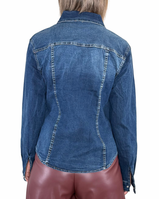 Habiti - Camicia slim denim - JEANS
