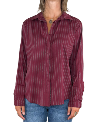 Habiti - Camicia stondata - BORDEAUX