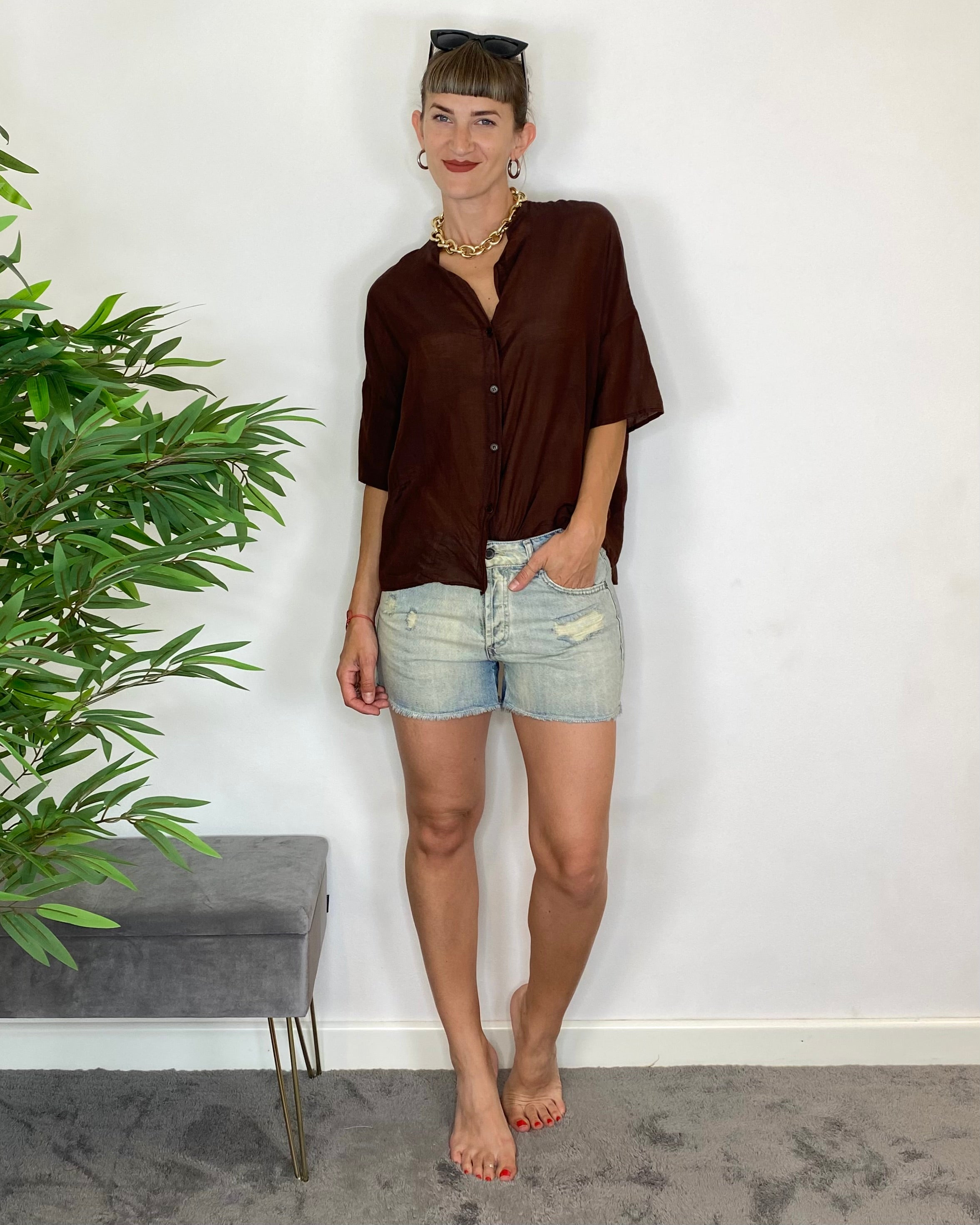 Souvenir - Shorts jeans rotture V35O1218 - JEANS