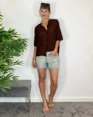 Souvenir - Shorts jeans rotture V35O1218 - JEANS