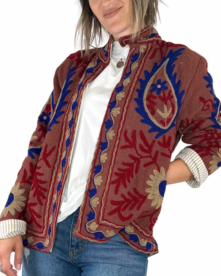CADì - Suzani 100% cotone - MATTONE