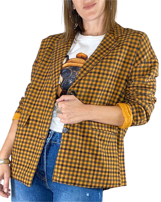 CADì - Blazer check - ZUCCA