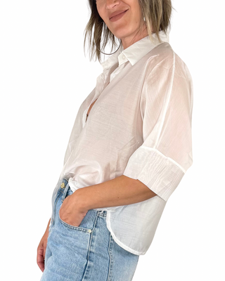 Habiti - Camicia Brenda a scatola - BIANCO