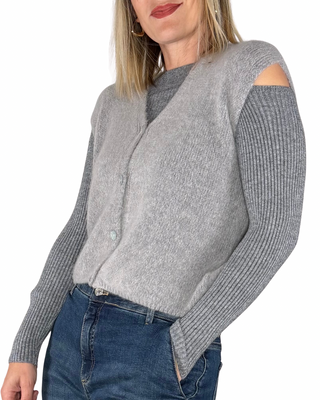 Habiti - Gilet baby alpaca - PERLA