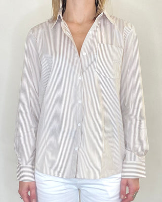 Habiti - Regular Fit Slim Fit Hemd - BEIGE