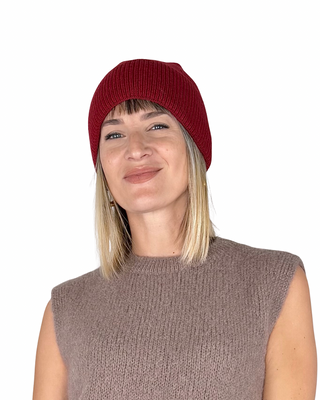 Habiti - Berretto misto viscosa - BORDEAUX