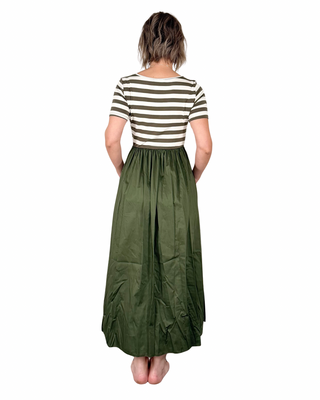 Habiti - Abito Berta - VERDE MILITARE