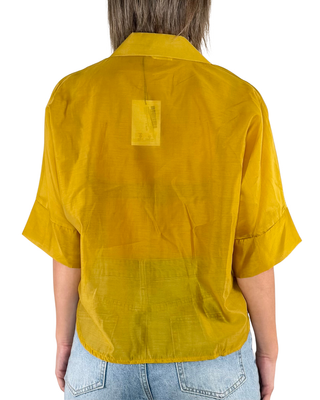 Habiti - Camicia Brenda a scatola - SENAPE