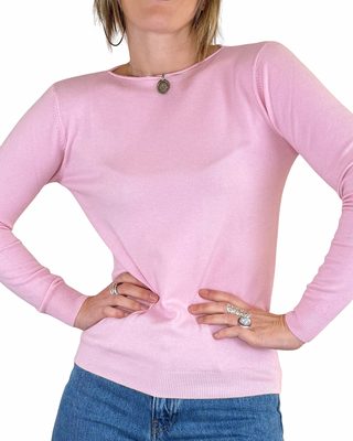 Habiti - Maglia basic rotolino - ROSA