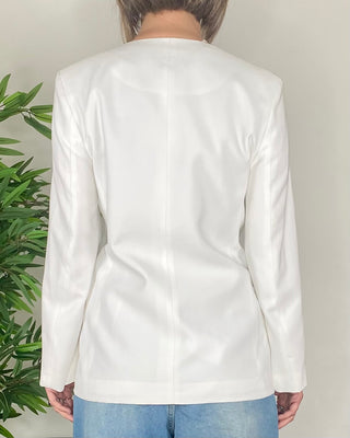 Vicolo - Blazer maniche con spacchi - PANNA