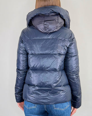 Habiti - Piumino corto stondato - BLU