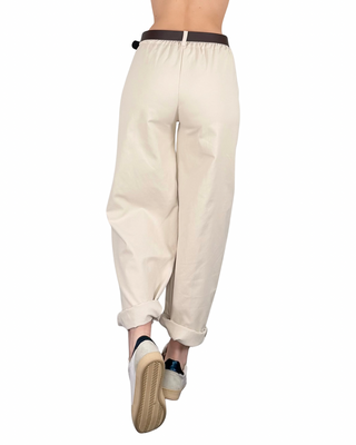 Habiti - Pantalone barrel Marta - BURRO