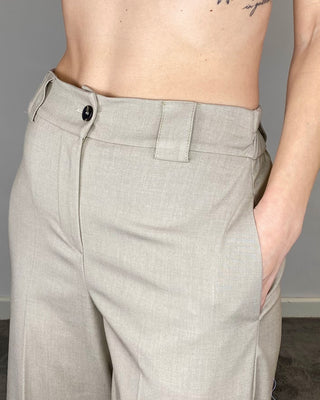 Tensione In - Pantalone palazzo - BEIGE