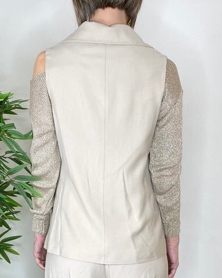 Susy Mix - Gilet 1 bottone - SABBIA