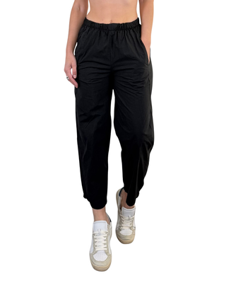 Habiti - Pantalone Japan in tela vela - NERO