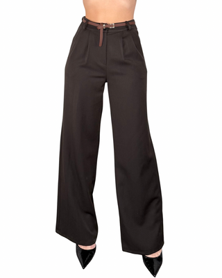 Habiti - Pantalone palazzo - MORO