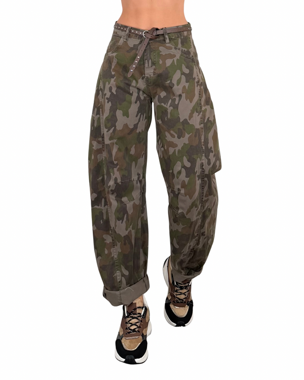 Habiti - Pantalone barrel camouflage - CAMOUFLAGE