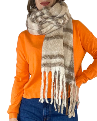 Susy Mix - Sciarpa scozzese - BEIGE