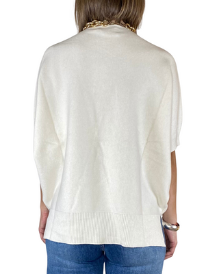 Habiti - Maglia over m/manica - PANNA