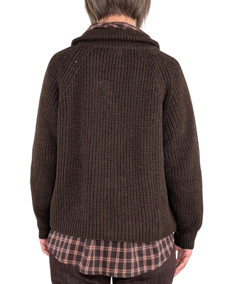 Habiti - Cardigan full zip - MORO