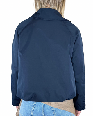 Habiti - Trench corto leggermente imbottito - BLU