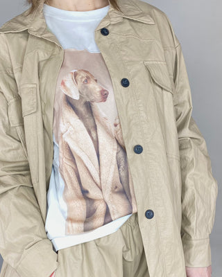 CADì - T-shirt "Weimaraner" - BIANCO