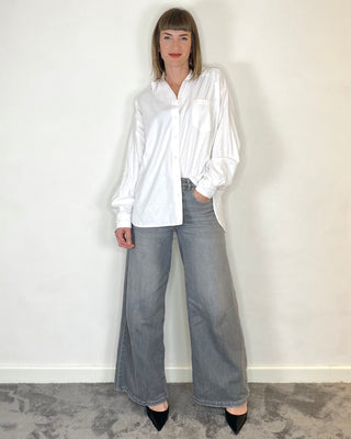 Souvenir - Jeans palazzo grigio - GRIGIO