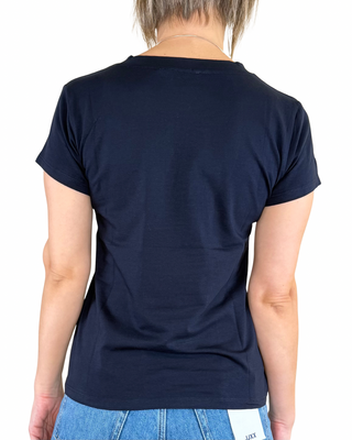 Habiti - T-shirt basica cotone - BLU