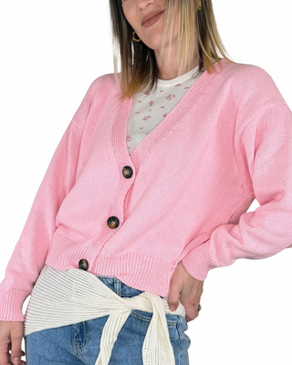 Vicolo - Cardigan basic - ROSA