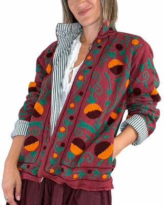 CADì - Suzani 100% cotone - MANDARINO