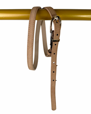 Habiti - Cinturina scamosciata - FANGO