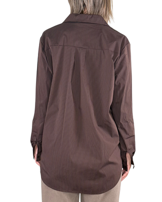 Habiti - Camicia stondata - MORO