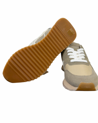 Corina Shoes - Sneakers eco suede - FANGO/BEIGE